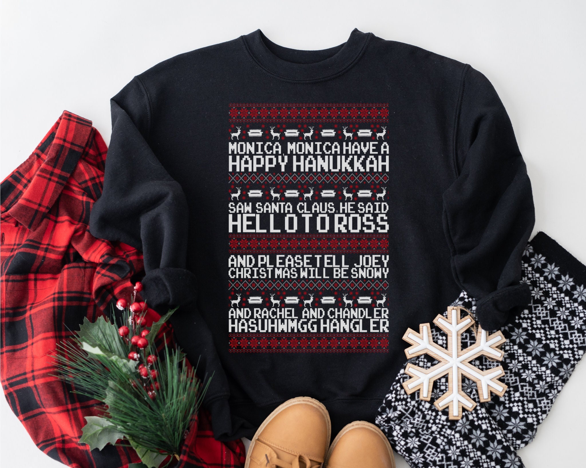 Friends Christmas Sweater - Etsy Ireland