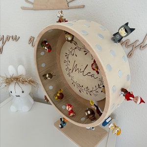 Height-adjustable Tonie shelf, Ferris wheel, Tonie wheel rotatable height-adjustable, Tonie shelf made of wood personalized, Tonie, storage