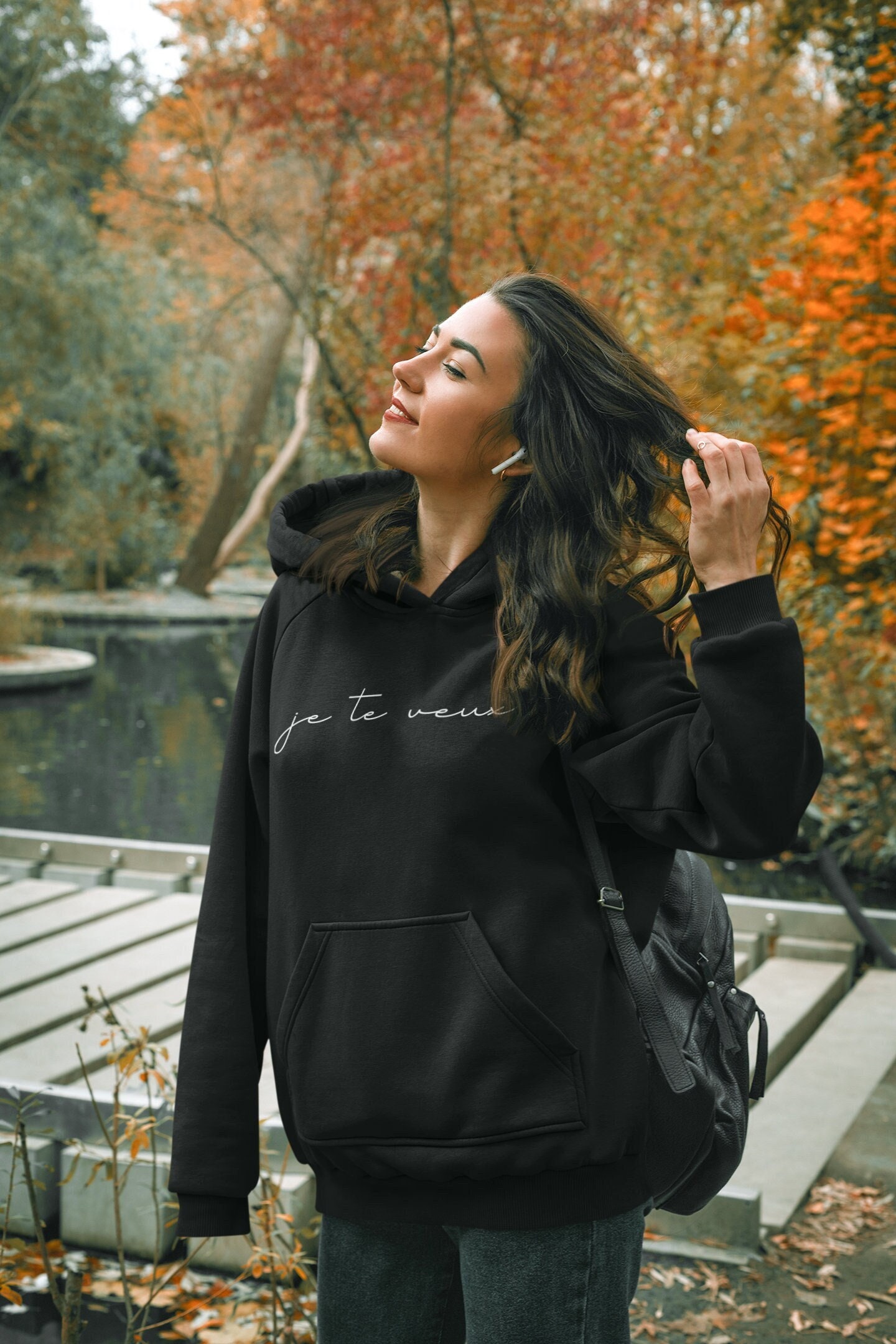 Je Te Veux Hoodie Hoodies With Words Hoodies With Sayings - Etsy UK