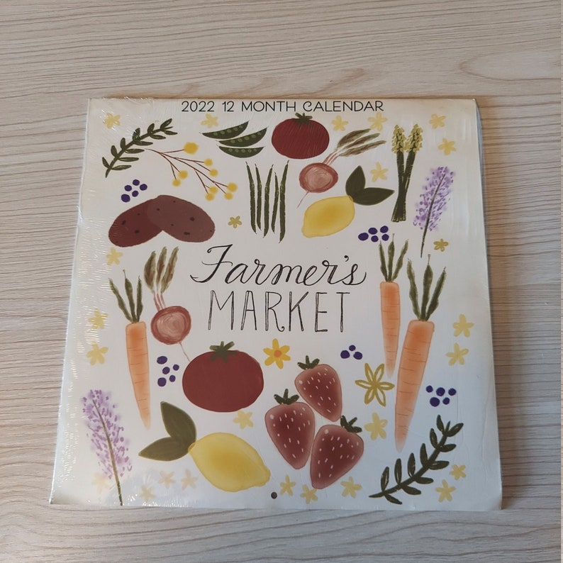 2022 Farmer's Market Calendar | Etsy