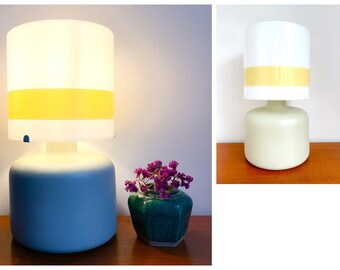 Very Rare Vintage IKEA Table Lamp 80 90s Ceramic and Glass Model B0214 Etsy Norway