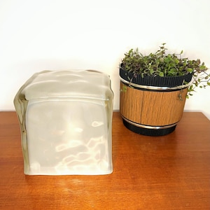 Iconic vintage IKEA Iviken ice cube lamp - frosted glass - table lamp
