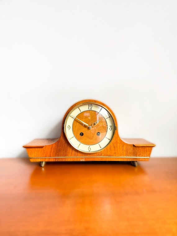 Vintage Junghans Table / Chimney Clock - 50s - MCM - Mid Century
