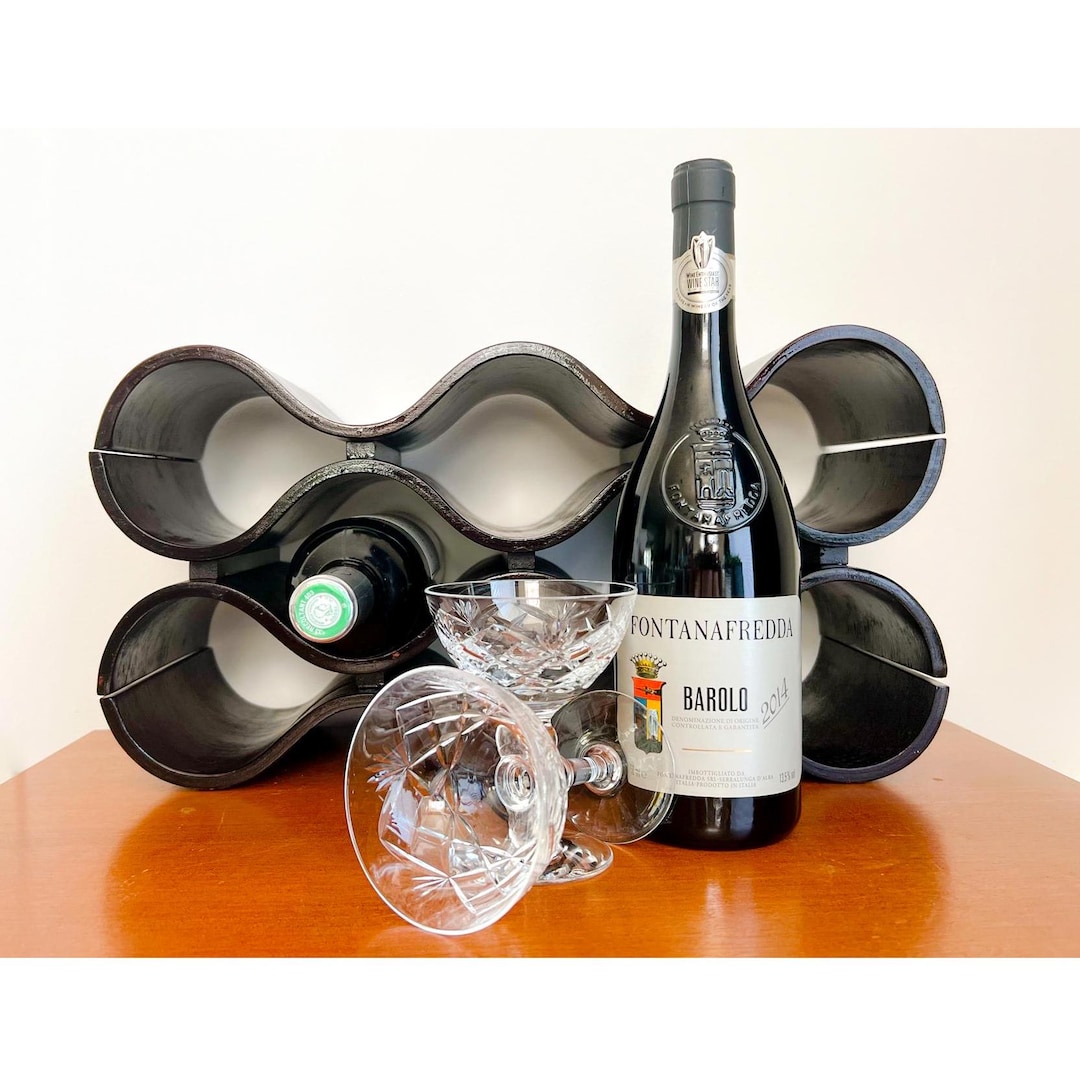 Illustration of Scandinavian Apartments With Wine Rack