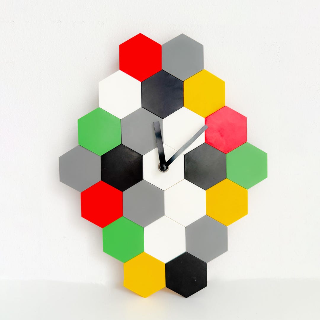 Vintage IKEA Smycke Modular / Puzzle Clock - Design by Marcus Arvonen ...