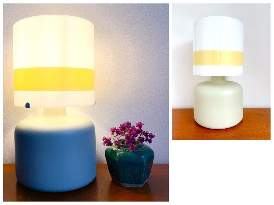 Very Rare Vintage IKEA Table Lamp 80/90s Ceramic and Glass Model B0214 ...