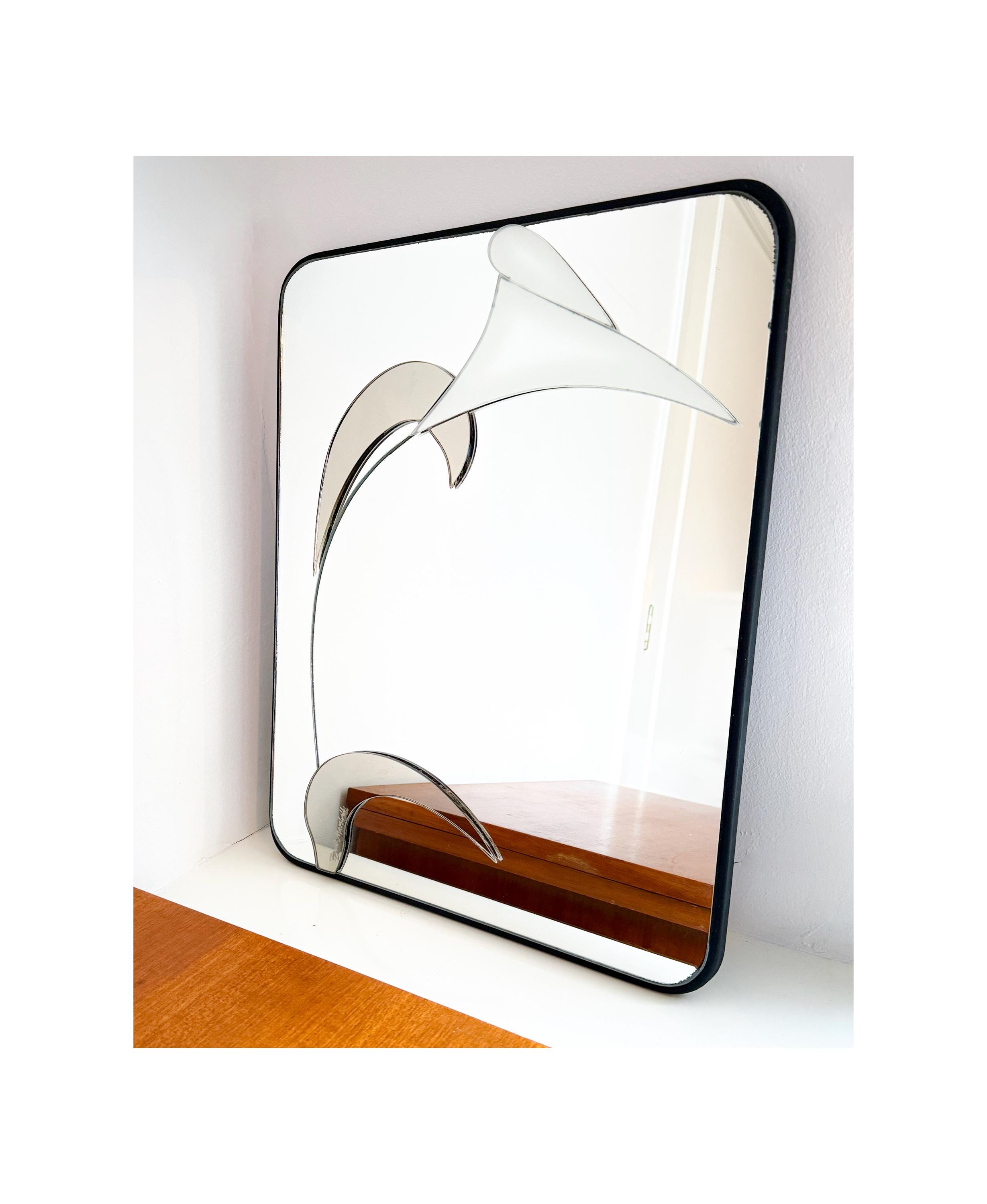 【定価200万】ヴィンテージミラー　デザイナーズミラーDavidMarshall Vintage David Marshall Layered Mirror - 1989 - Sculptural Wall