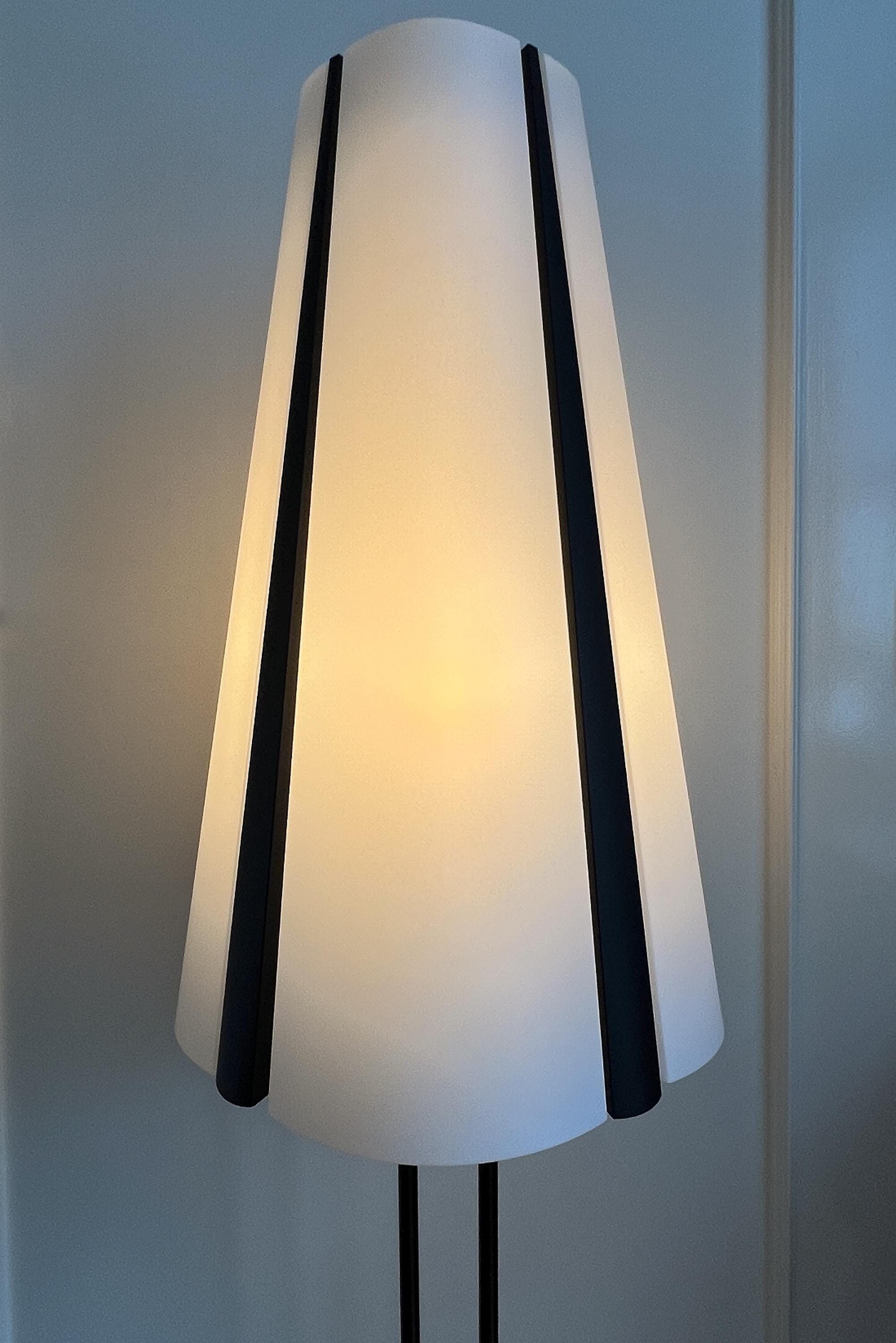 Vintage IKEA XL Floor Lamp 'vistofta' - Design by Gunner Jensen