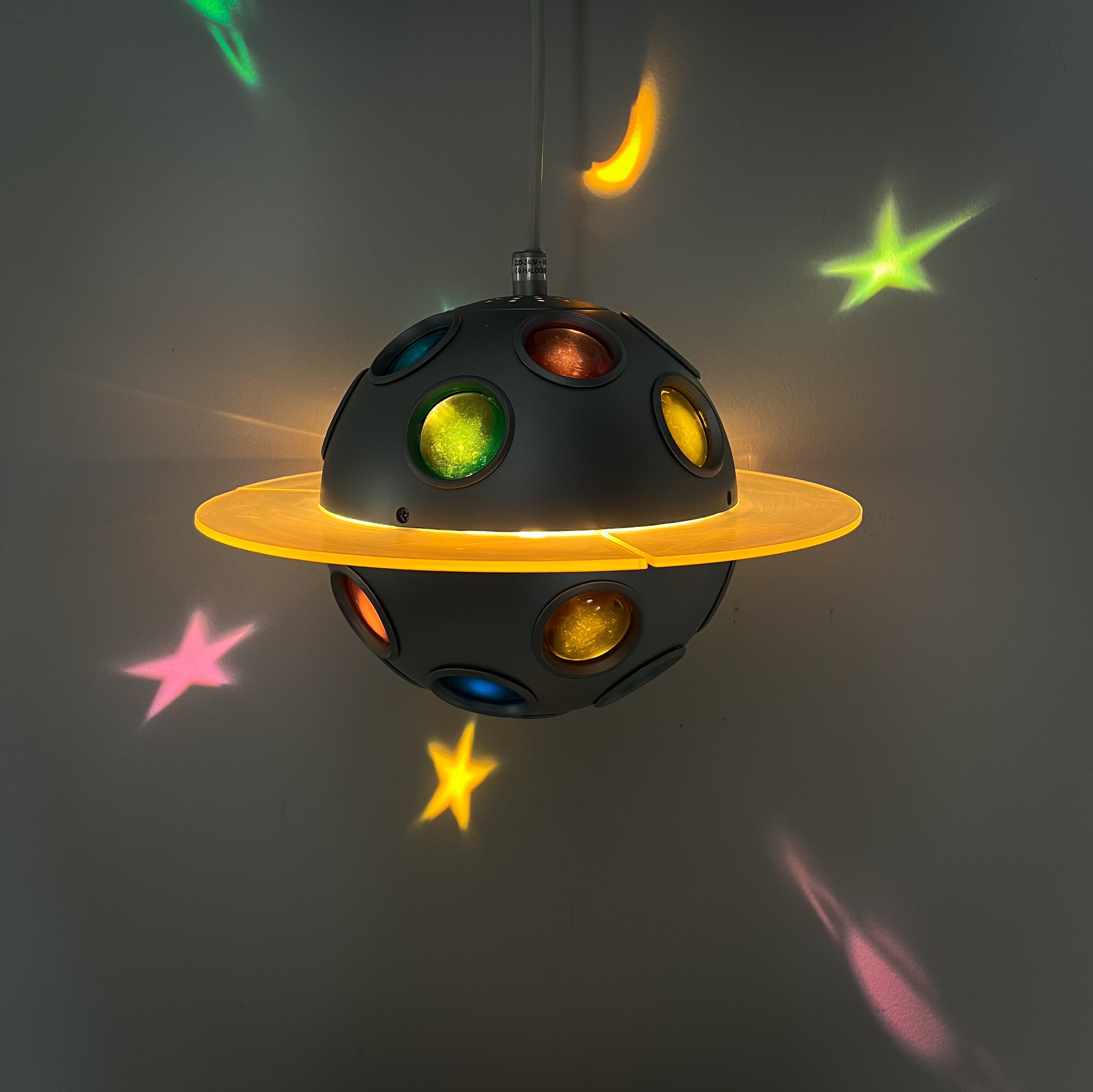 Vintage IKEA 'blimp' Colorful Galaxy Projector - Pendant Vintage IKEA 'blimp' Colorful Galaxy Projector - Pendant