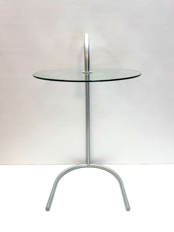 Vintage 'RY' Glass Side Table, IKEA 80's Design - Etsy