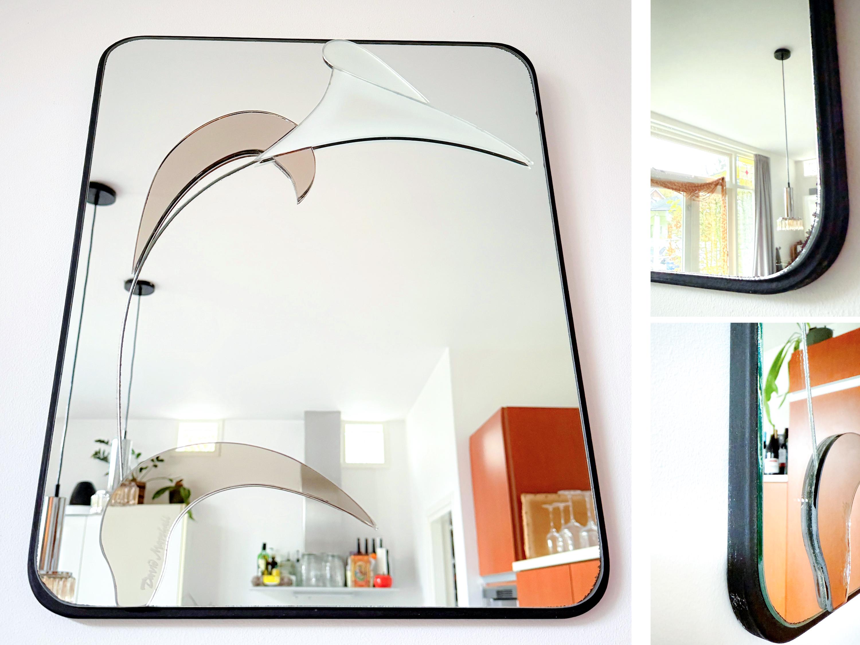 【定価200万】ヴィンテージミラー　デザイナーズミラーDavidMarshall Vintage David Marshall Layered Mirror - 1989 - Sculptural Wall