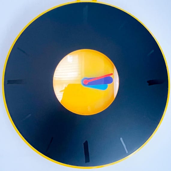 Vintage IKEA Pladdra Clock - Design by Chenyi Ke - Mint Condition