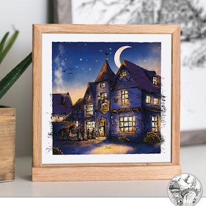 L&#39;illustrazione di Prancing Pony / Tolkien / Terra di Mezzo / download digitale