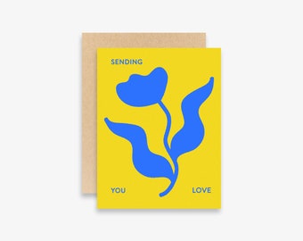Sending You Love Card | Greeting Card | Encouragement Card