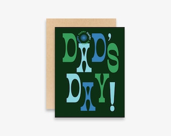 Happy Dads Day! | Greeting Card | Father's Day Card | Card