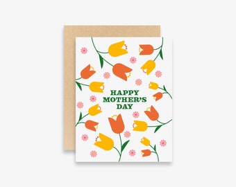 Happy Mother's Day Card | Mother's Day Card | Greeting Card | Colorful | Typography