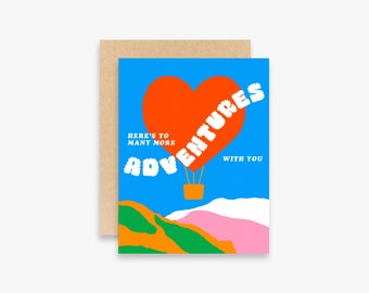 Here's To Many More Adventures With You Card | Greeting Card