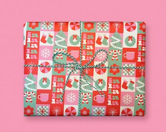 FaLaLa Gift Wrap | Holiday | Christmas | Gift Wrap Sheets | Colorful