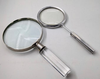 Vintage magnifying glasses x 2