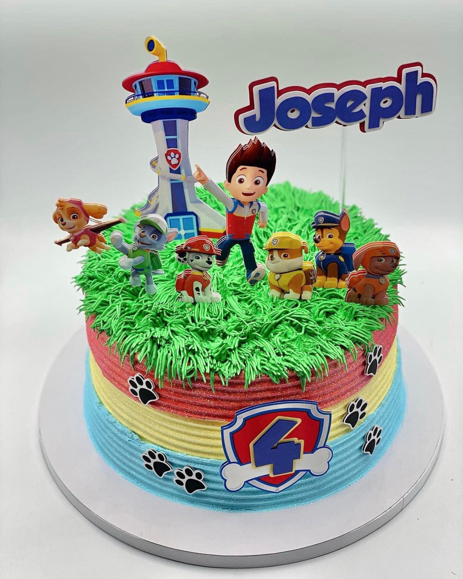 Paw Patrol Cake Topper / Birthday Party Cake Topper / Boy Cake Etsy