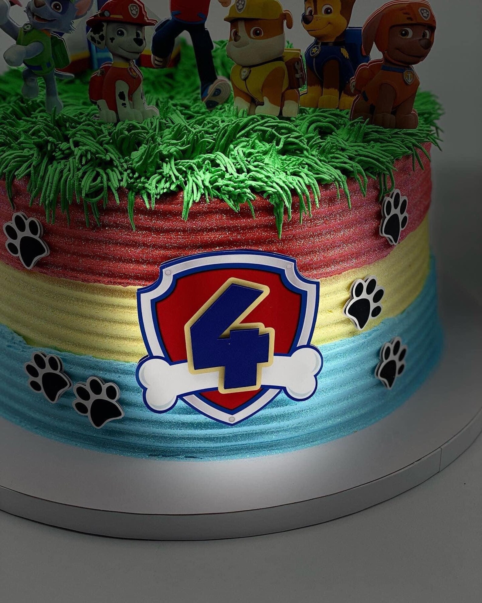 Paw Patrol Cake Topper / Birthday Party Cake Topper / Boy Cake - Etsy
