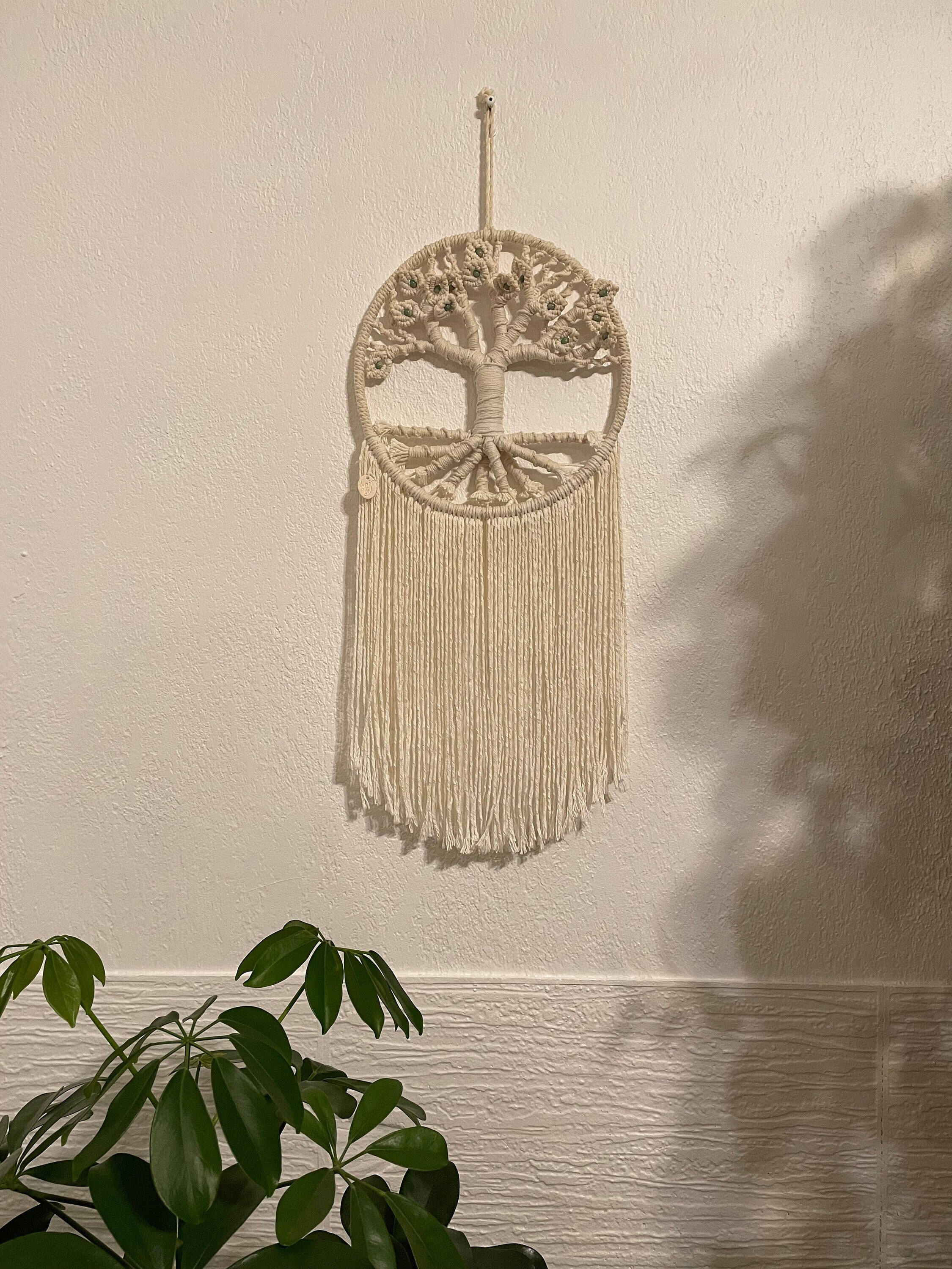Macramé Tree Of Life Fait à La Main Par Keip Krafts