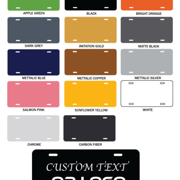 Personalized Smurf License Plate Etsy