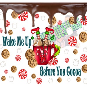 Wake me up before you Cocoa Tumbler / Tshirt design