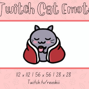 Twitch Cat Emote, Cat Emote, Kawaii Emotes, Cute Cat Emotes, Animal Emotes, Twitch Emotes, Instant Download