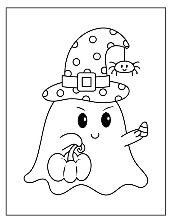 halloween candy corn coloring pages