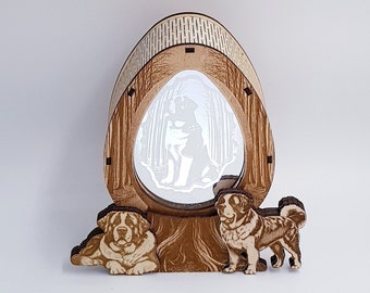 Easter egg "St. Bernard"