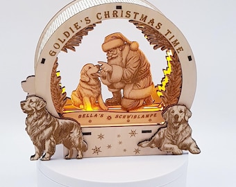 Golden Retriever Christmas Time 2024