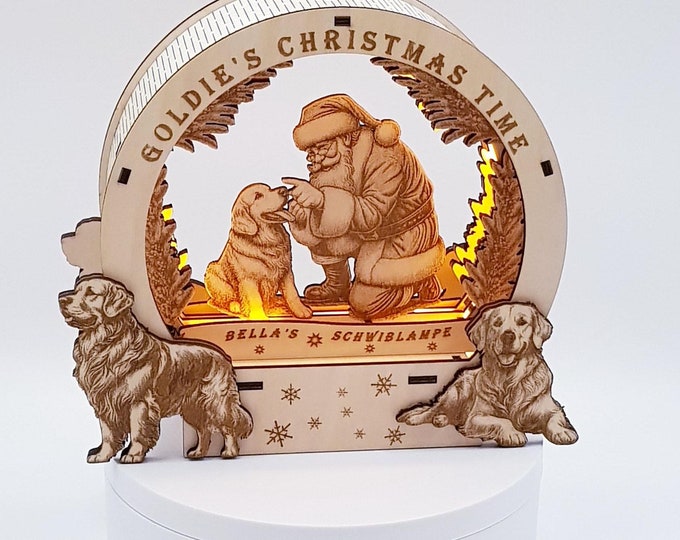 Golden Retriever Christmas Time 2024