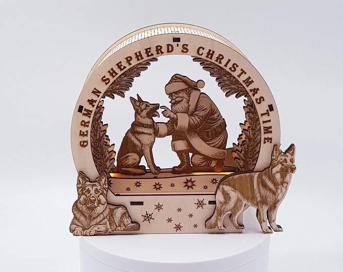 German Shepherds Christmas Time 2024