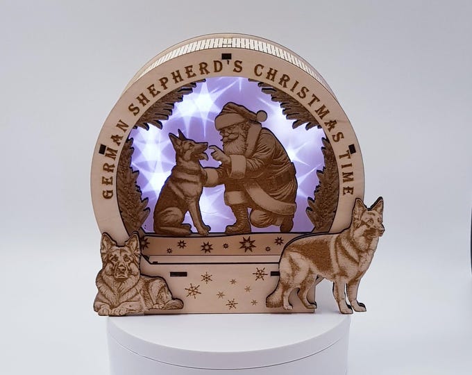 German Shepherds Christmas Time 2024 star time