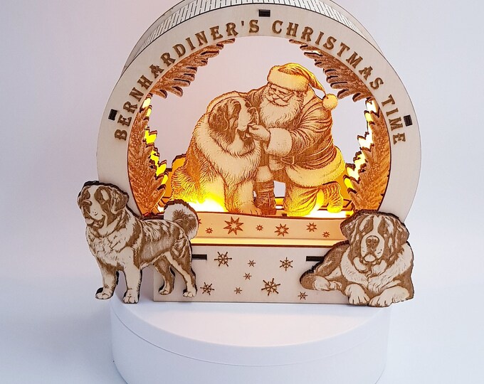 Saint Bernards Christmas Time 2024