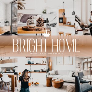 Bright Home Lightroom Presets: Mobile & Desktop Filters (DNG + LRTemplate)