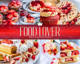 Ajustes preestablecidos de Lightroom para fotografía de alimentos brillantes: móvil y escritorio