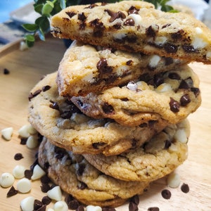 Gourmet Brown butter Double Chocolate Chip chewy Cookies Dozen box
