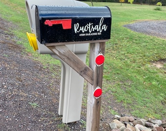 Personalized Mailbox Decal. Custom Vinyl Address for Mailboxes. Permanent Vinyl Last Name and Address Decal for Mailbox. Mailbox Decals.