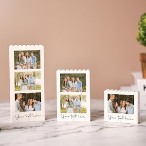 Custom Photo Building Block, Personalised Text Building Blocks, Photo Collage Compatible Bricks, Photo Jigsaw Puzzle, Build a Photo Puzzle