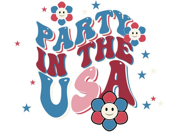 Svg Png Party in the USA Svg Party in the USA Png 4th of - Etsy