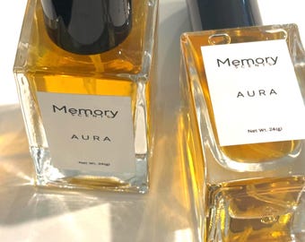 Aura Perfume: Warm Vanilla, Sandalwood & Tobacco (30ml)