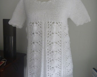 White cotton tunic no. 229
