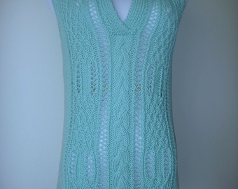 Aqua summer sweater #66
