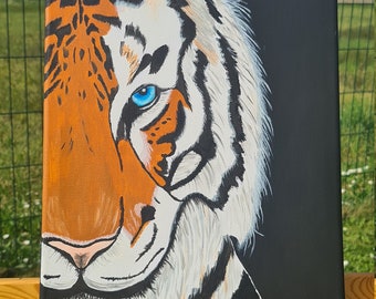 El tigre tableau acrylique
