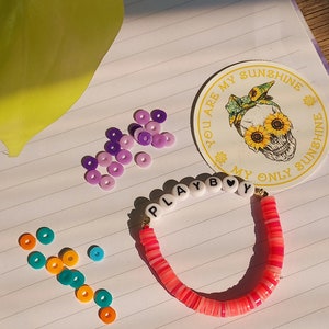 Heishi Bracelet | Playboy Bracelet | Custom Beaded Bracelet | Camy V1 | Clay Bead Bracelet