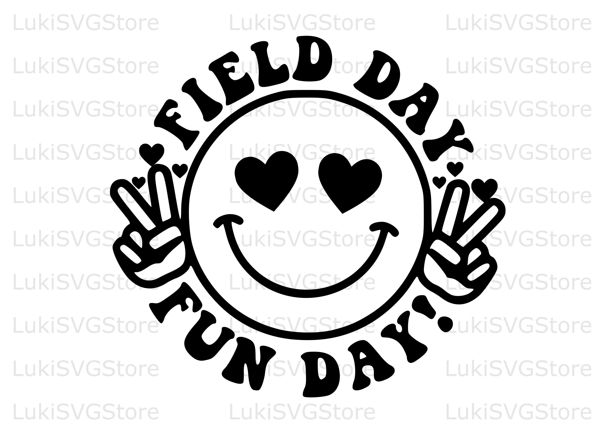 Field Day Fun Day SVG Field Day Svg Cricut Tshirt Smiley Etsy