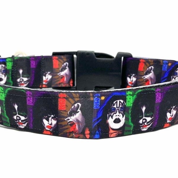 Kiss Dog Collar Band Dog Collar