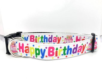 Dog HAPPY BIRTHDAY Collar | Dogs Birthday Collar